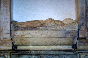 Andrea Bregno, Monumento funebre Card. Domenico Capranica (part.), Roma - Santa Maria Sopra Minerva