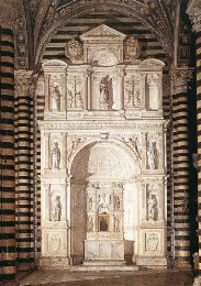 Andrea Bregno e Michelangelo, Altare Piccolomini, Siena - Duomo, Cappella Piccolomini