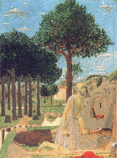 San Gerolamo penitente, 1450, olio su tavola,