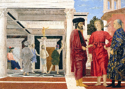 Flagellazione di Cristo, 1455-1460, tempera su tavola,